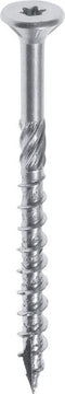 Woodies ultimate spaanplaatschroef 4x30mm - platkop - RVS/410 - deeldraad - T20 - 61842311 (Per 200 stuks)