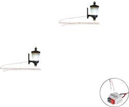 Woodland Scenics N Deurlamp Enkel Kant-en-klaar model WJP5659 2 stuk(s)