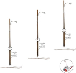 Woodland Scenics N Houten lichtmast Enkel Kant-en-klaar model WJP5638 3 stuk(s)