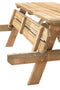 Woodvision - Picknicktafel Easy - Vurenhout