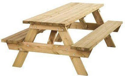 Woodvision - Picknicktafel Extra Hoog - Vurenhout
