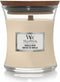 WoodWick Geurkaars Mini Vanilla Bean - 8 cm / ø 7 cm - Geurkaars in Glas - Houten Lont
