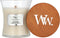 WoodWick Geurkaars Mini Vanilla Bean - 8 cm / ø 7 cm - Geurkaars in Glas - Houten Lont