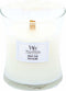 WoodWick Geurkaars Mini White Teak 85 gr