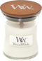WoodWick Geurkaars Mini White Teak 85 gr