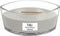 WoodWick Heartwick Flame Ellipse Geurkaars - Warm Wool - 50 branduren