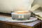 WoodWick Heartwick Flame Ellipse Geurkaars - Warm Wool - 50 branduren