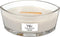 WoodWick Heartwick Flame Ellipse Geurkaars - Warm Wool - 50 branduren