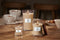 WoodWick Heartwick Flame Ellipse Geurkaars - White Honey - 50 branduren