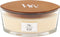WoodWick Heartwick Flame Ellipse Geurkaars - White Honey - 50 branduren