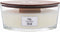 WoodWick Heartwick Flame Ellipse Geurkaars - White Teak - 50 branduren