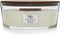 WoodWick Heartwick Flame Ellipse Geurkaars - White Teak - 50 branduren