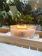 WoodWick Heartwick Flame Ellipse Geurkaars - White Teak - 50 branduren