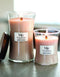 WoodWick Hourglass Large Geurkaars - Vanilla & Sea Salt