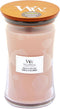 WoodWick Hourglass Large Geurkaars - Vanilla & Sea Salt