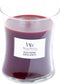 WoodWick Hourglass Medium Geurkaars - Black Cherry