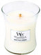 Woodwick White Tea & Jasmine Mini Candle - Geurkaars