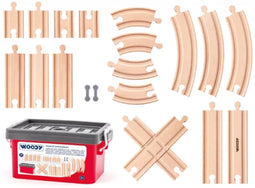Woody 20-delige set rails