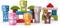 Woody 26 houten blokken met print