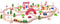 Woody Toys houten treinbaan 90-delig 93062