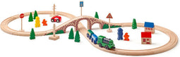 Woody Treinset met Electrische Loco Figuur 8 - 40 onderdelen