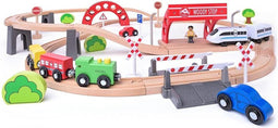 Woody Treinset met Viaduct en Elektronische Loco - 60 onderdelen