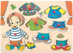 Woody Woody aankleed puzzel jongen 90320.