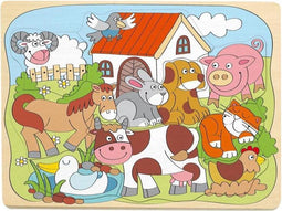 Woody Woody boerderij puzzel 30x23cm 91929.