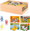 Woody Woody doos dieren rijgen met veters 90920.