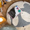 Woolable - Edgar Plans Kids - Wollen Vloerkleed - Astromouse - Ø100 cm