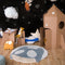 Woolable - Edgar Plans Kids - Wollen Vloerkleed - Astromouse - Ø100 cm