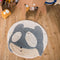 Woolable - Edgar Plans Kids - Wollen Vloerkleed - Astromouse - Ø100 cm