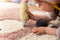 Woolable - Edgar Plans Kids - Wollen Vloerkleed - Miss Mighty Mouse - 120 x 120 cm