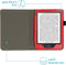 imoshion E-reader Hoesje - Geschikt voor Kobo Clara 2E, Tolino Shine 4 - Vegan Leather Bookcase - Rood