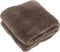 Woonexpress Justin - Plaid - Polyester - 150 x 200 cm - Bruin - Polyester - 150 x 200 cm - Bruin