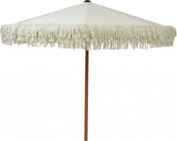 Woonexpress - Parasol Roshi Wit - Polyester Wit - 214x200x200cm (hxbxd)