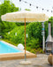 Woonexpress - Parasol Roshi Wit - Polyester Wit - 214x200x200cm (hxbxd)