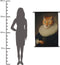 Woonexpress - Wandkleed Kat Multi - Velvet Bruin - 110x83x0cm (hxbxd)