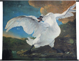 Woonexpress - Wandkleed Zwaan Multi - Velvet Multi - 110x146x0cm (hxbxd)