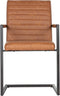WOOOD Bas Eetkamerstoel - Pu - Cognac - 87x54x62