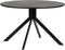 WOOOD Bruno Eettafel Rond - Mdf - Zwart - 75xØ120