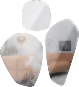 WOOOD Exclusive Onne Spiegels - Glas - Set Van 3