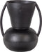 WOOOD Exclusive Siep Vaas - Metaal - Zwart - 44x35x30
