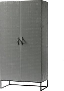 WOOOD Morris Kast - Grenen - Leem - 195x100x53