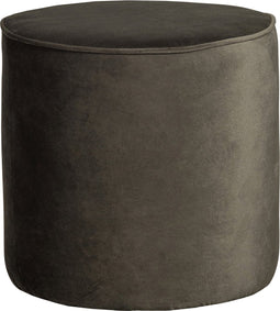 WOOOD Sara Poef Hoog - Velvet - Warm Groen - 46x46x46