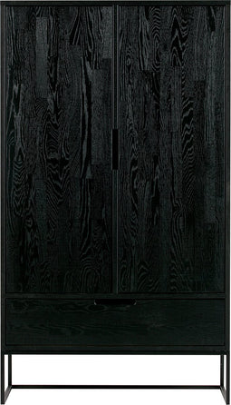 WOOOD Silas 2-Deurs Kast - Essen - Blacknight - 149x85x35