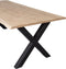 WOOOD Tablo Boomstam Tafel met Alkmaar Poot - Eiken - 75x199x90