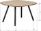 WOOOD Tablo Eettafel met 2-Stand Poot - Eiken - Naturel - 75x130x130