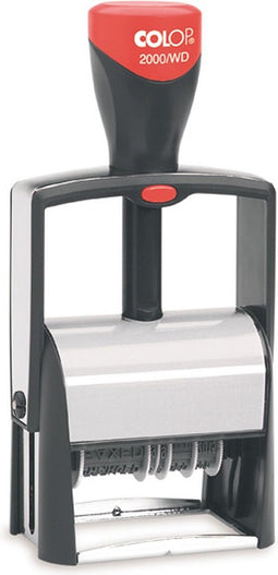 Woord-datumstempel Colop 2000 met 12 teksten
