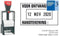 Woord-Datumstempel Colop Classic-L+Bon S2160